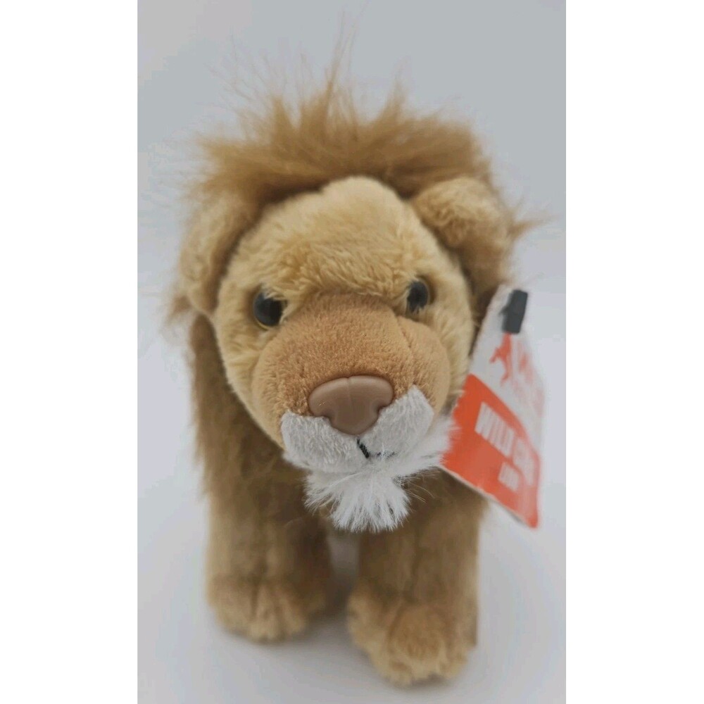 Lion Plush K&M Wild Republic 7" Stuffed Animal Wild Call Lion Safari Sounds ROAR
